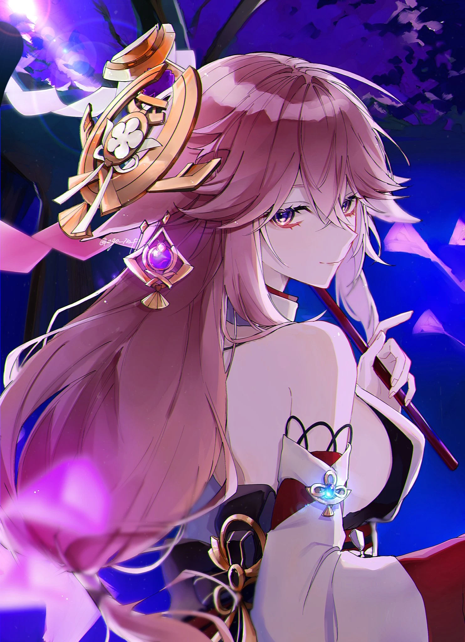 新品同様！絶版！【神代の言の葉カード】スタンド付 完品 神秘的